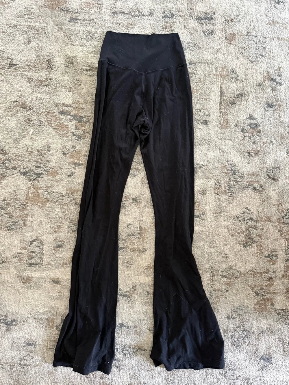 aerie Black Crossover Flare Yoga Pants